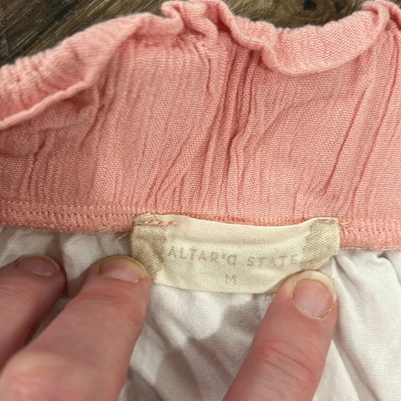 Altar’d State Skort, Pink , Size Medium M adjustable tie waist - Picture 4 of 12